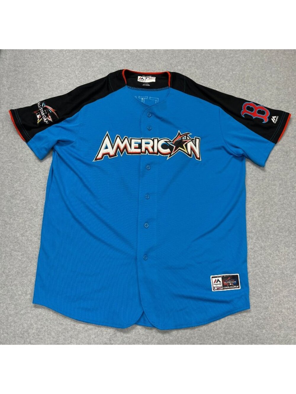 Authentic Majestic Mookie Betts 2017 MLB All Star Jersey Size 52 Red Sox AL